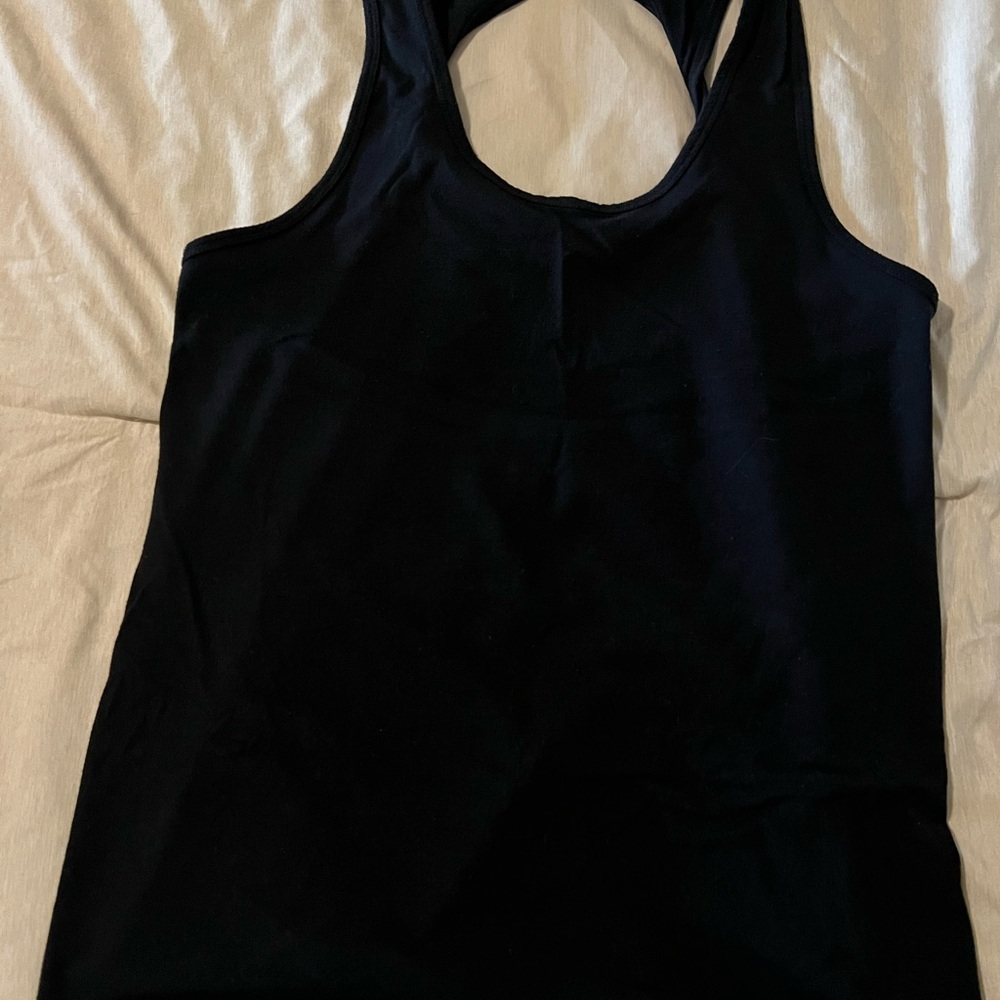 Black Racerback Tank Top